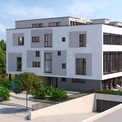 Wohnanlage Kässbohrerstraße, Ulm – Neubau, Gebäudetechnik geplant von Walter Consulting
